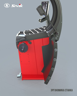 Стенд балансировочный СИВИК STELLAR с пневматическим валом СБМП-60/3D Pro